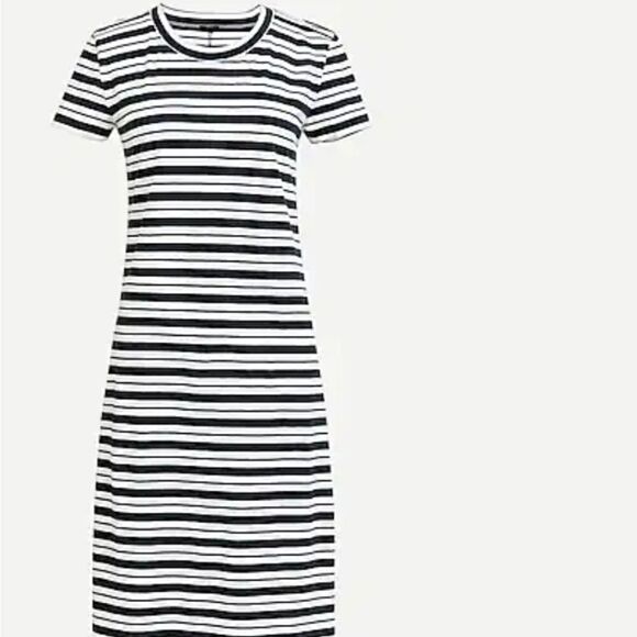 NWT J CREW Cotton T Shirt Dress - Picture 4 of 11